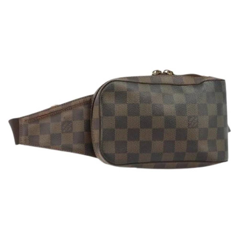 Louis Vuitton Vintage Pre-owned Damier Ebene Skuldertaske - Vintage - Dame - Brun - ONE SIZE - Uld