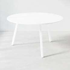 Konferencebord Viggo - Rundt, Højde 90 cm, Diameter Ø160 cm, Bordplade Hvid, Understel Hvid