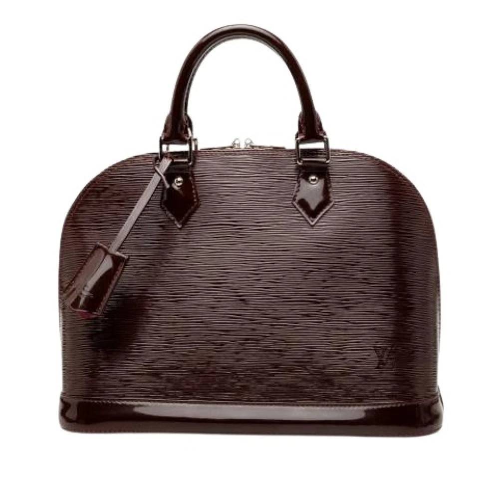 Louis Vuitton Vintage Pre-owned Alma PM - Vintage - Dame - Lilla - ONE SIZE - Læder