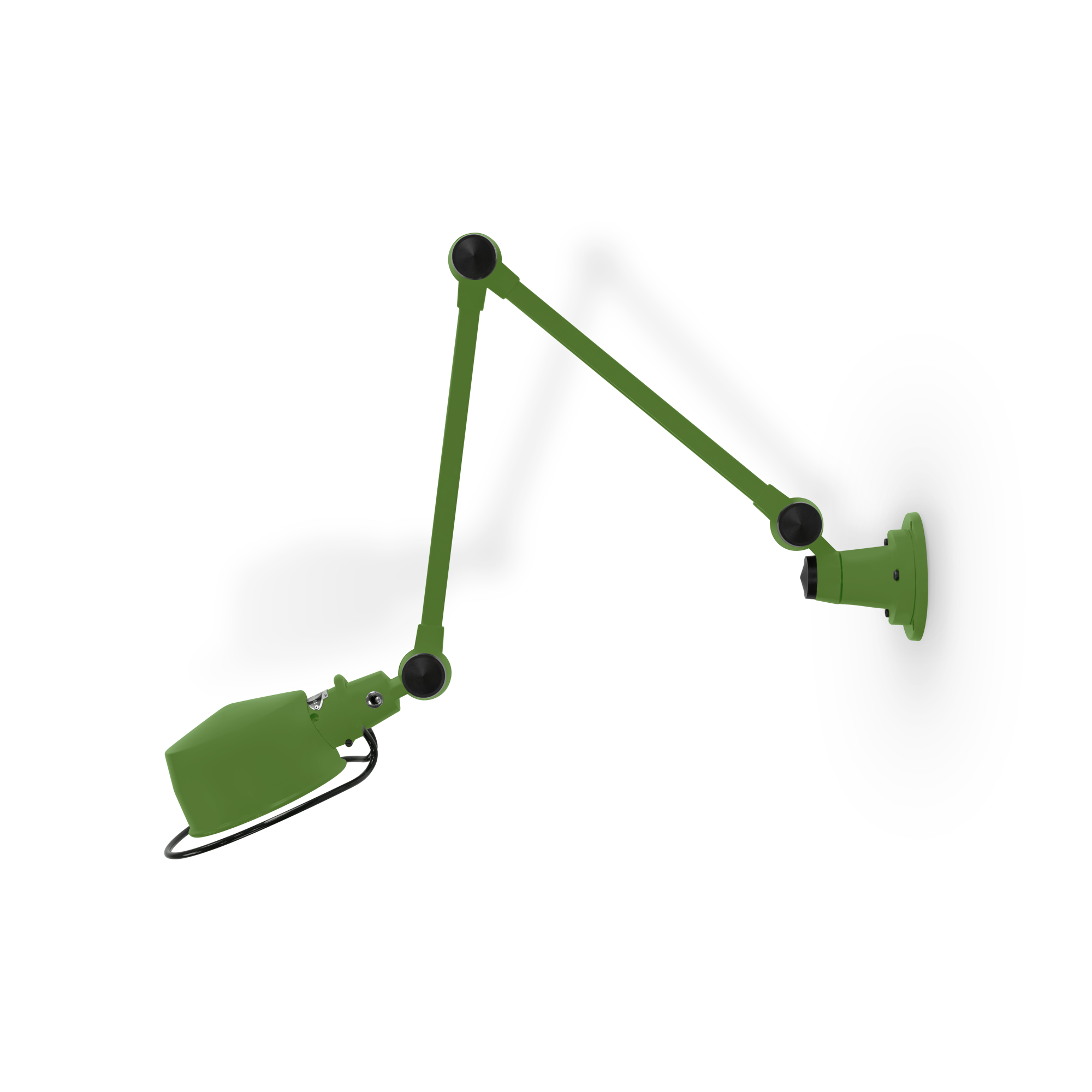 Lak L4401 væglampe fra Jieldé - Grass green / Mat