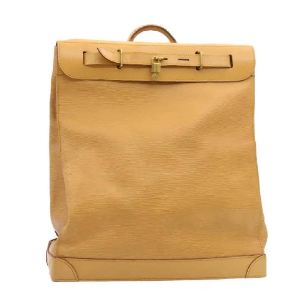 Louis Vuitton Vintage Pre-owned Vintage Rygsæk - Vintage - Dame - Beige - ONE SIZE - Læder