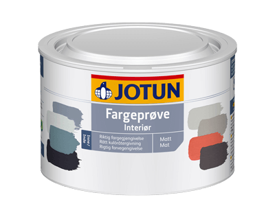 JOTUN Farveprøve interiør 0,5 ltr. - Farveprøve 0,5 ltr..