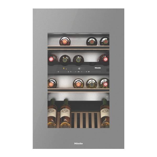 MIELE KWT 6422 iG vinkøleskab Grå, 33 flasker, 2-zoner