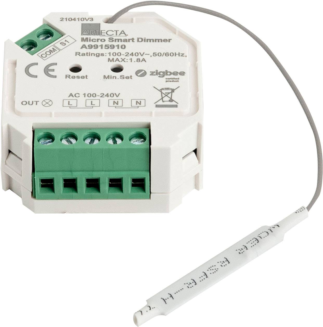 ARTECTA ZigBee Micro Smart Dimmer 1-Kanal-Dimmer mit ZigBee-Protokoll