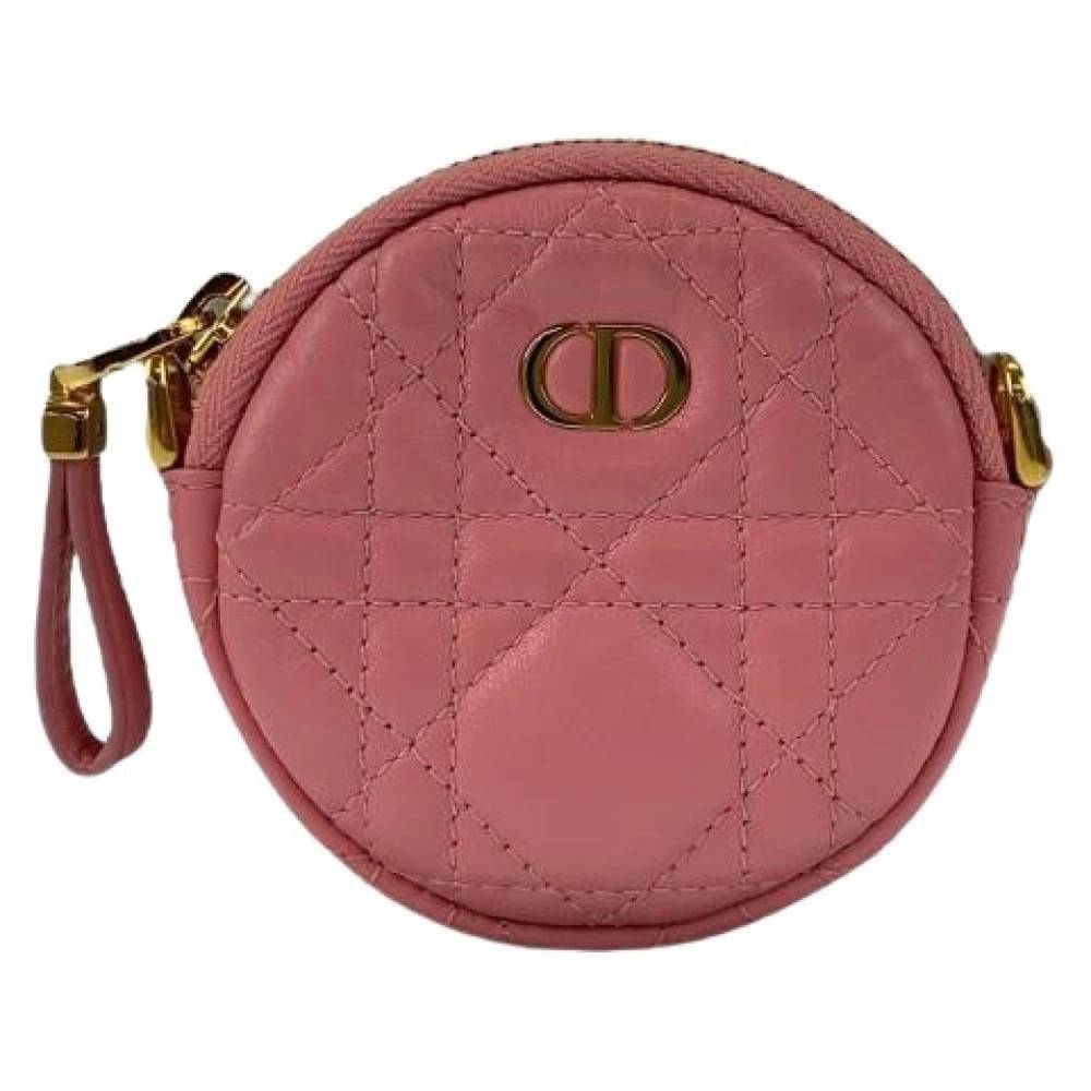 Dior Vintage - Pre-owned Leather Cannage Caro Mini Round Crossbody Vintage - Dam - ONE Size - Läder