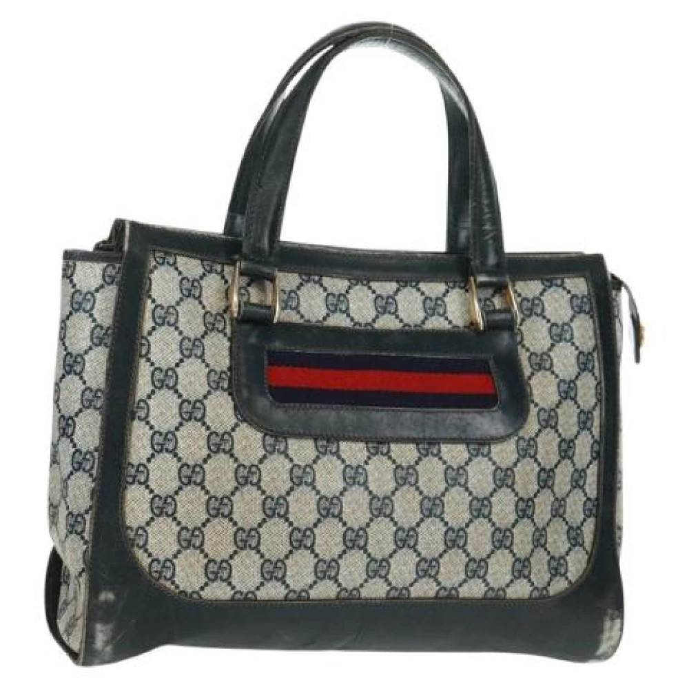 Gucci Vintage Pre-owned Vintage Håndtaske - Vintage - Dame - Blå - ONE SIZE -