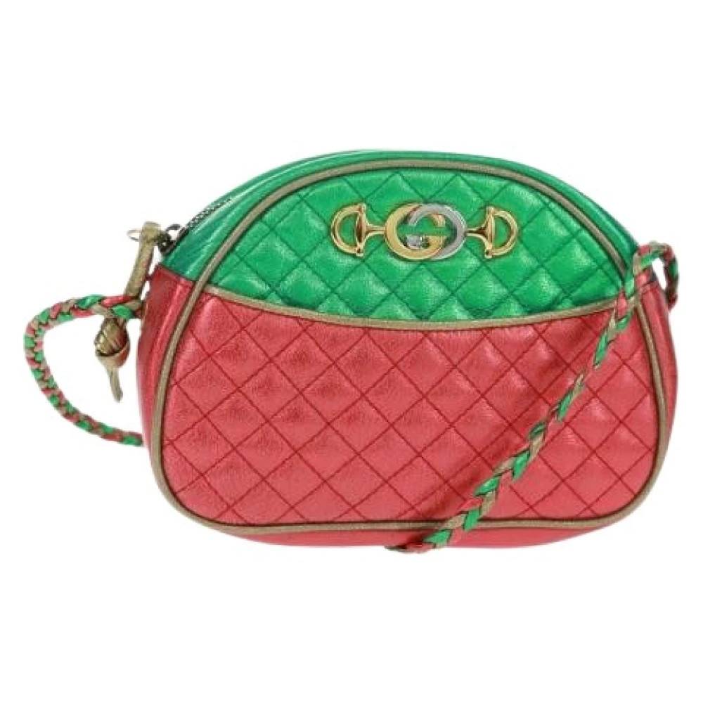 Gucci Vintage - Pre-owned Vintage Läder Crossbody Väska Vintage - Dam - ONE Size - Läder