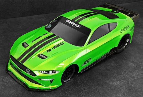 M-550 1/10 No Prep Drag Racing Body - 325 mm hjulafstand