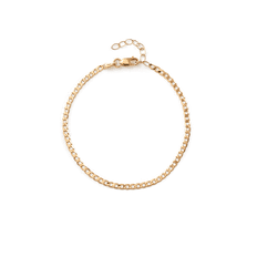 Chainlink Curb Chain Bracelet - 14K Gold | Akind