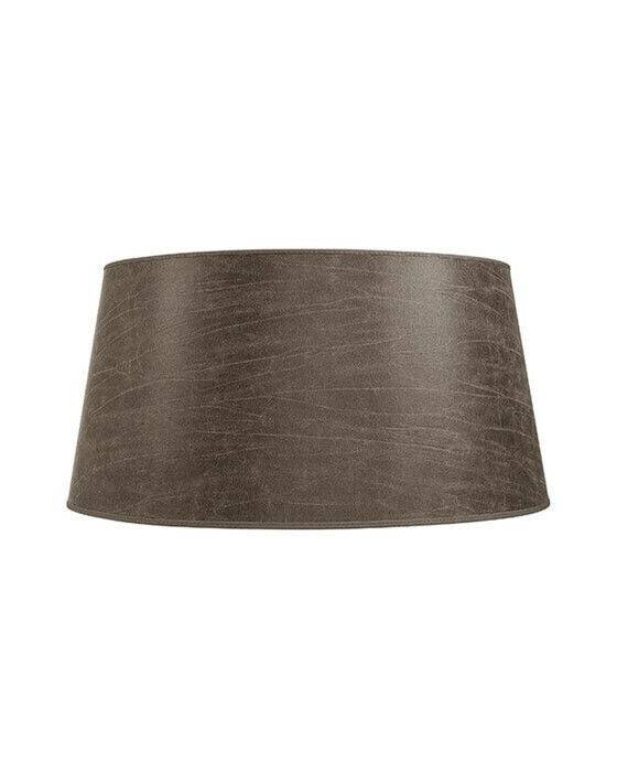 Artwood Classic lampskärm leather pale brown OUTLET - Brun (Ø: 42-50 x H: 25 cm)