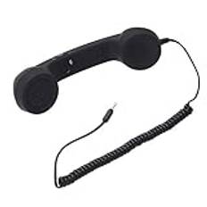 Hemobllo Retro Retro Telefonlur Gammaldags Telefon Gammal Telefon 3. 5 Mm Hörlurar Gammal Skoltelefon Telefonheadset 3. 5 Mm Telefonlur Telefonmottagare Antik Barn Mobiltelefon