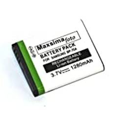 Maxsima – BP-70A, BP70A, uppladdningsbart batteri, 1280 mAh, för Samsung Digimax