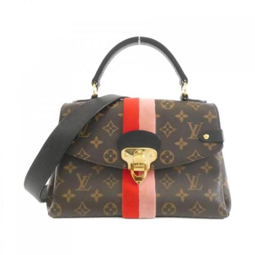 Louis Vuitton Vintage Pre-owned Monogram Georges BB Håndtaske - Vintage - Dame - Brun - ONE SIZE - Uld