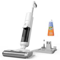 Proscenic F10 Pro Nass-Trockensauger Smart 3 in 1, Leichtgewicht, Leise kabelloser Staubsauger mit Wischfunktion, Selbstreinigungs- und Trockenfunktion, LED-Display, für Hartböden , Tierhaare