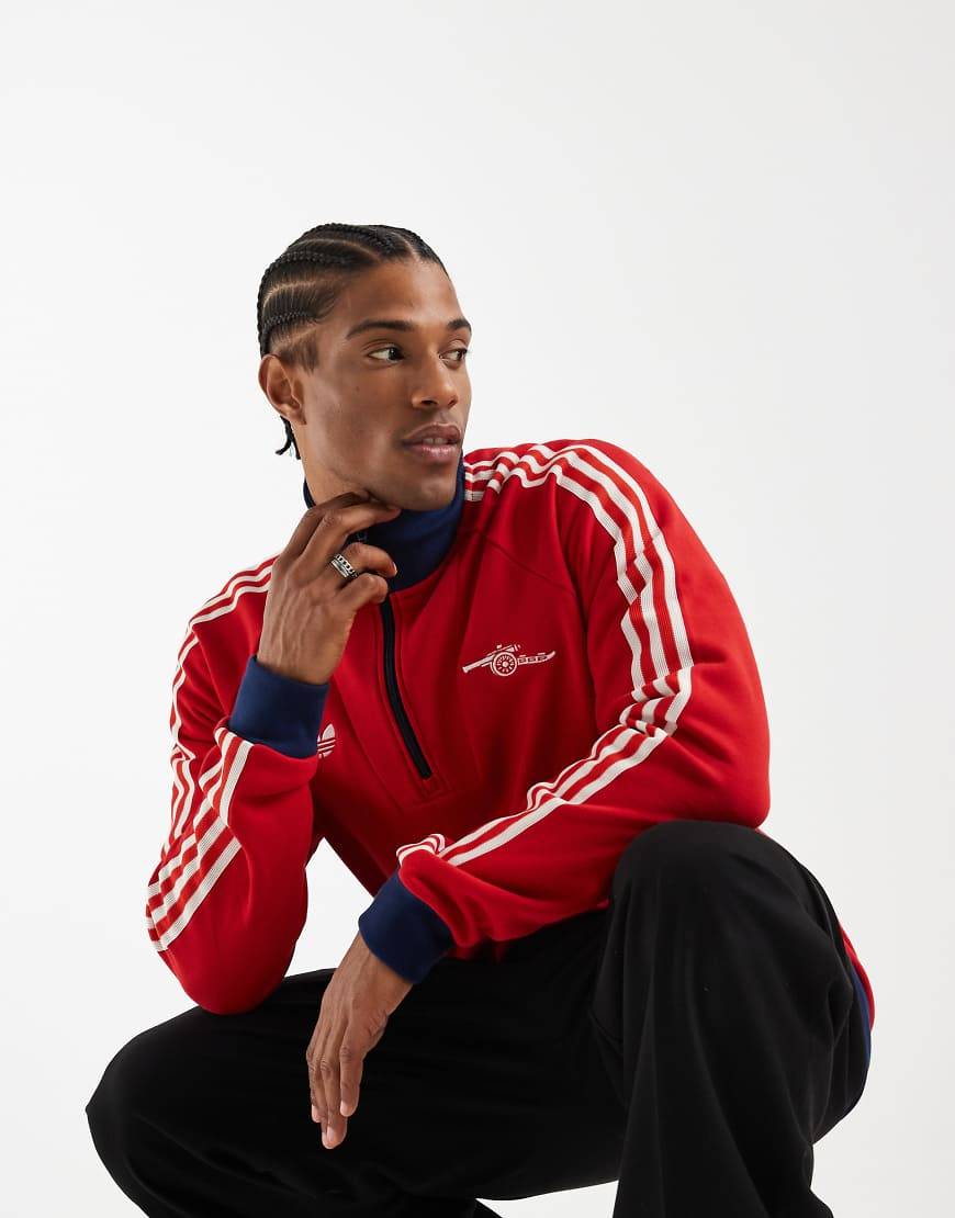 adidas Performance - Arsenal FC OG - Rød trøje med halv lynlås - 3XL