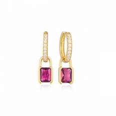 ROCCANOVA Örhängen Rosa zirkonia Guld