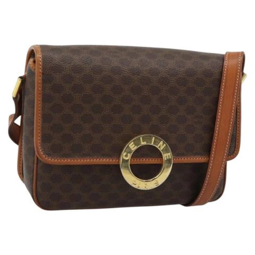 Celine Vintage Pre-owned Vintage Skuldertaske - Vintage - Dame - Brun - ONE SIZE - Uld