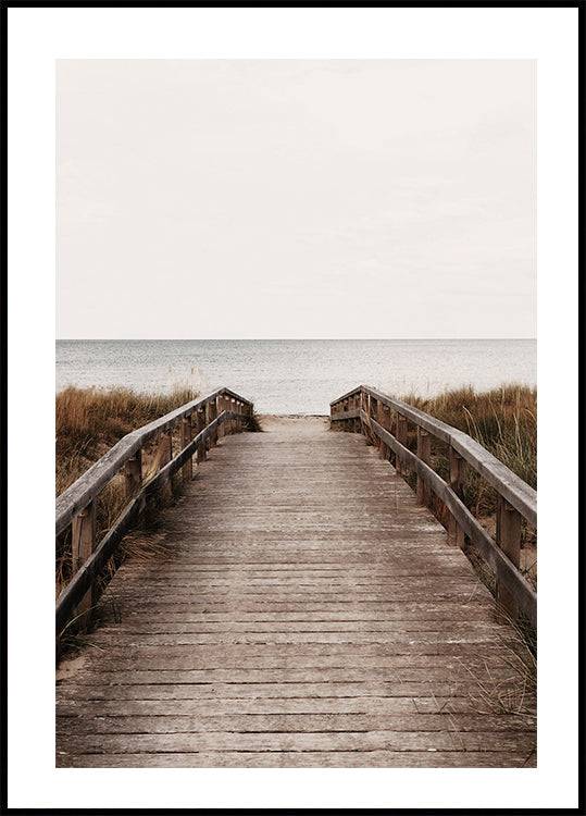 The Path To The Beach Poster (70x100cm) - Plakater > Fotografiska Posters, Natur Posters, BD