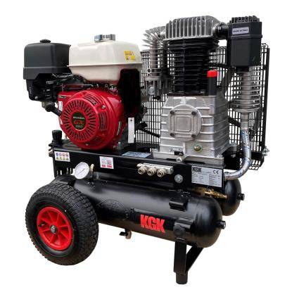 KGK Agri 90 benzin kompressor, 10 bar, 9,0 HK, 2 x 17 liter