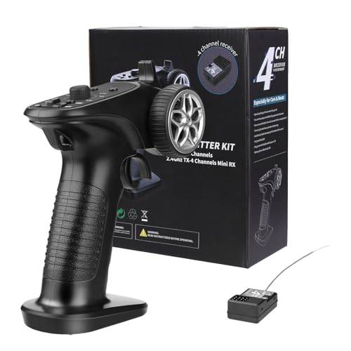 Generic Fjärrkontrollsändare - RC Car Radio sändare och mottagare, 2.4 GHz fjärrkontroll för RC Crawler, drifting, bilar och båtar