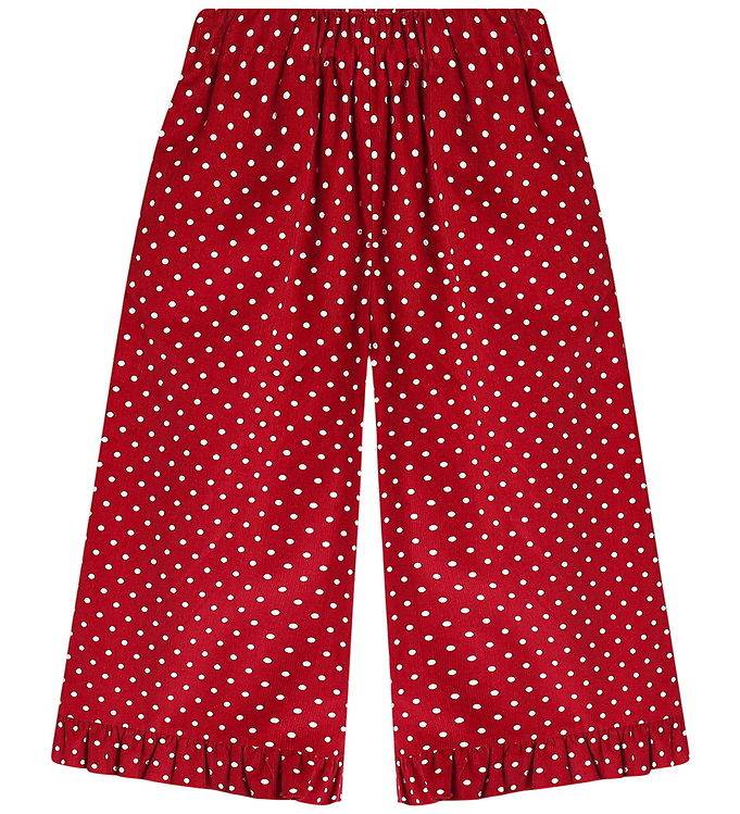 Fliink Fløjlsbukser - Dolly Dot - Red Bud Dot - Fliink - 86 - Fløjlsbukser