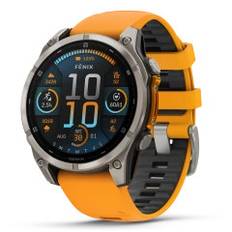Garmin fenix 8 - 47mm, AMOLED, Sapphire, Titanium/Spark Orange
