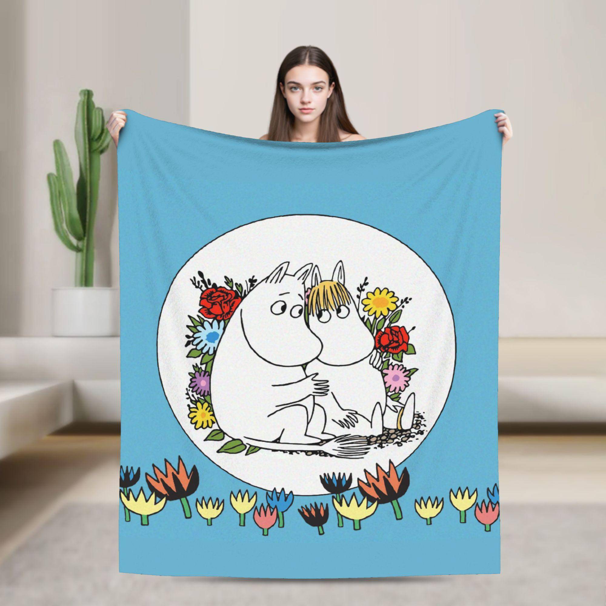 MUMLAR Gräsmark Fluffigt Filt Roliga Plädar för Säng Soffa Soffa xcm Täcke