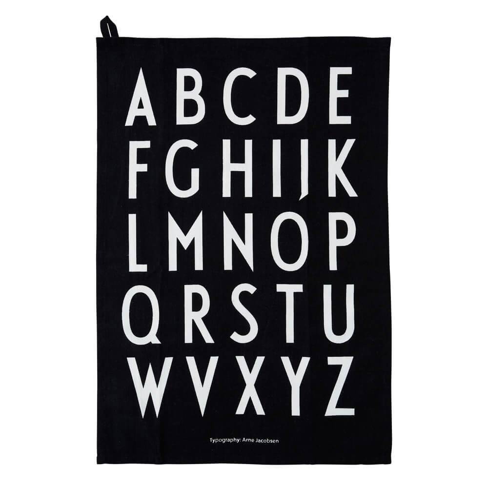 Classic Tea Towel - Black