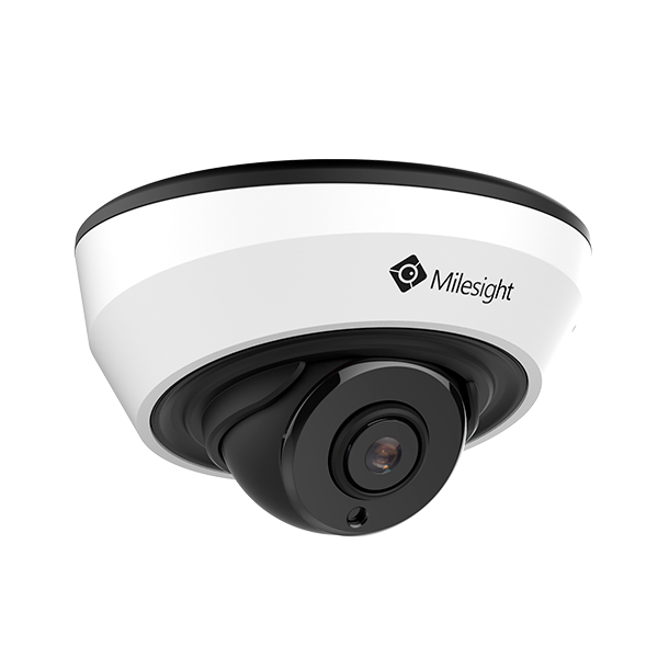 Milesight mini IR-dome kamera, 5,0MP, 2,8mm (Indendørs).
