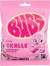 Bubs Sour Skalle Raspberry påse