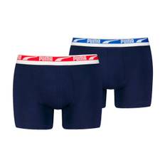 Puma 2-pack Men Multi Logo Boxer - Navy-2 - XX-Large