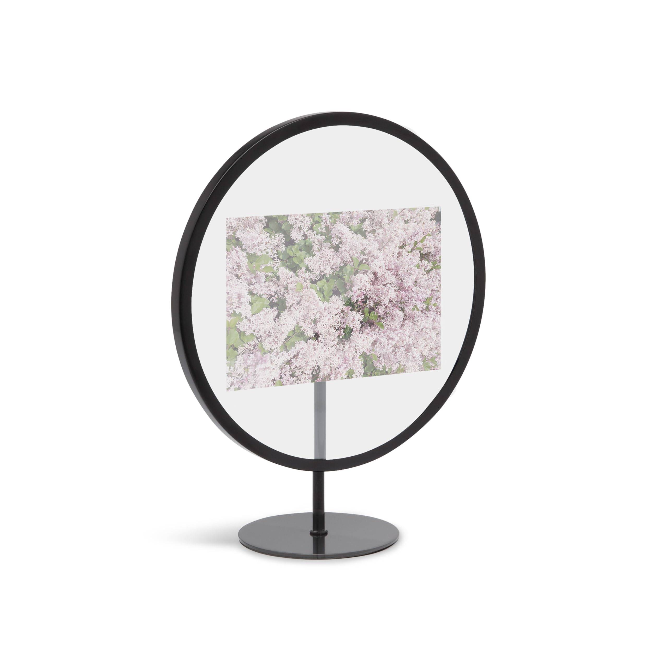 Umbra Photo for Tabletop and Wall Matte Korean Interior Design Frame, 4x6 Round, Mounting, Brass, Infinity, Umbra, 21012272221,
