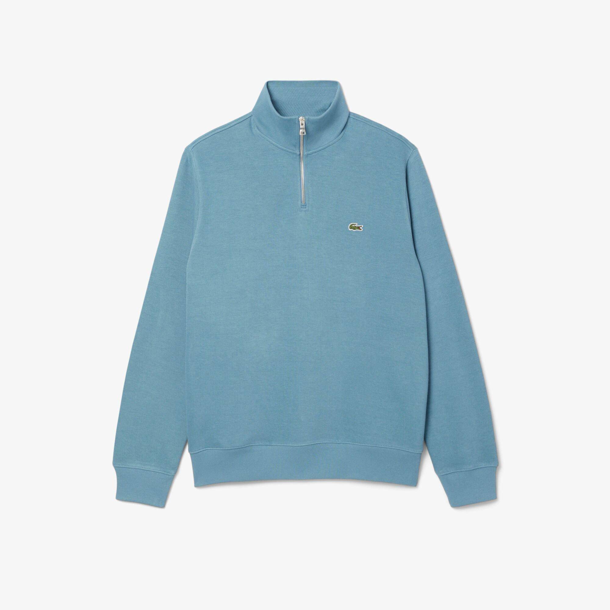 Lacoste Men's Quarter-Zip Fleece Top