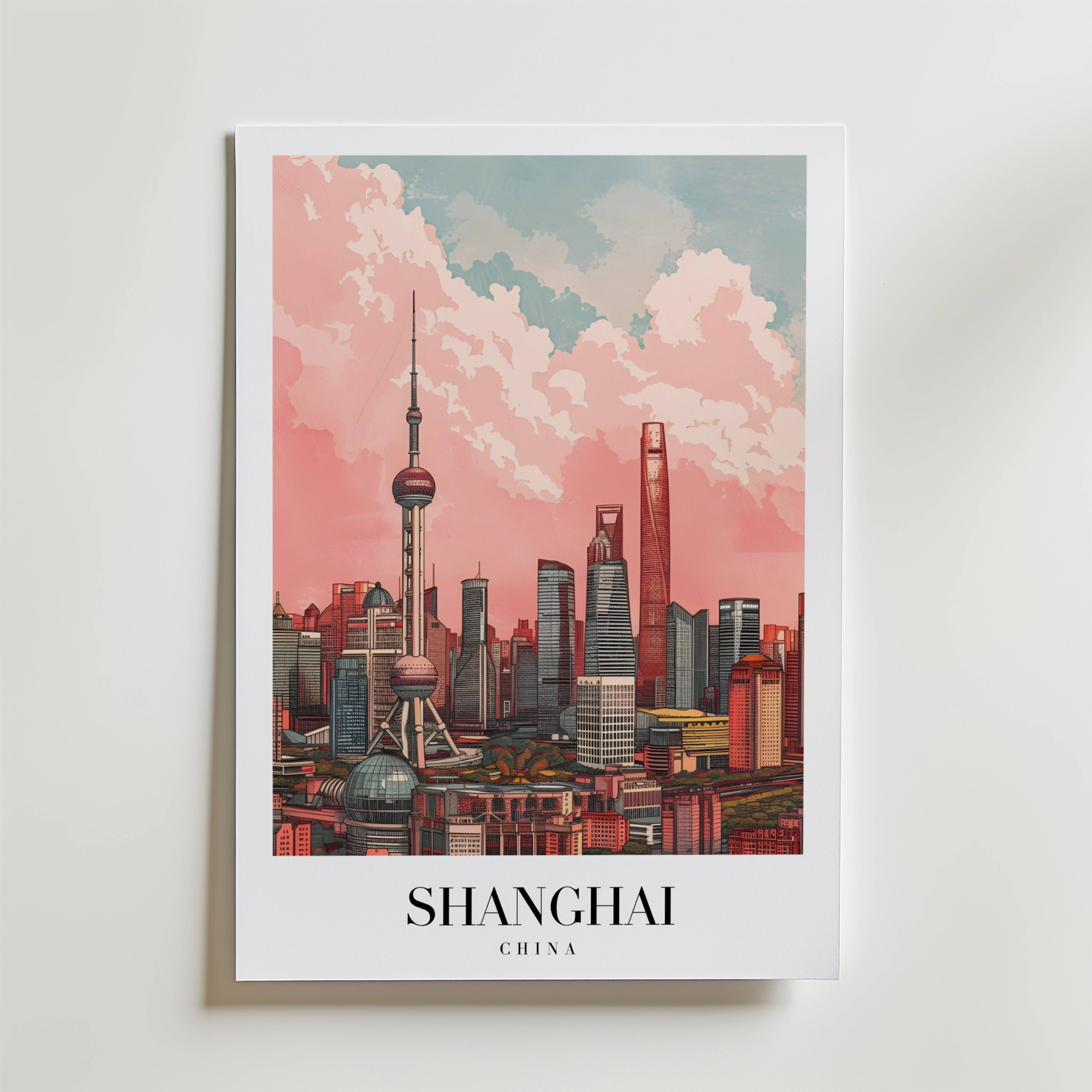 Echoes Of Shanghai Poster - Fine Art Poster 13x18 cm