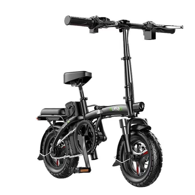 SUMAO C3 Foldable Electric Bike, 48V 10Ah Battery, 14” Explosion-Proof Tires