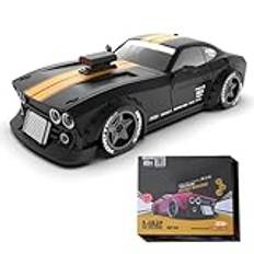 ExploTex 1/32 RC Drift Car med LED-strålkastare, 2,4 G 4WD Drift Car (RTR-version)