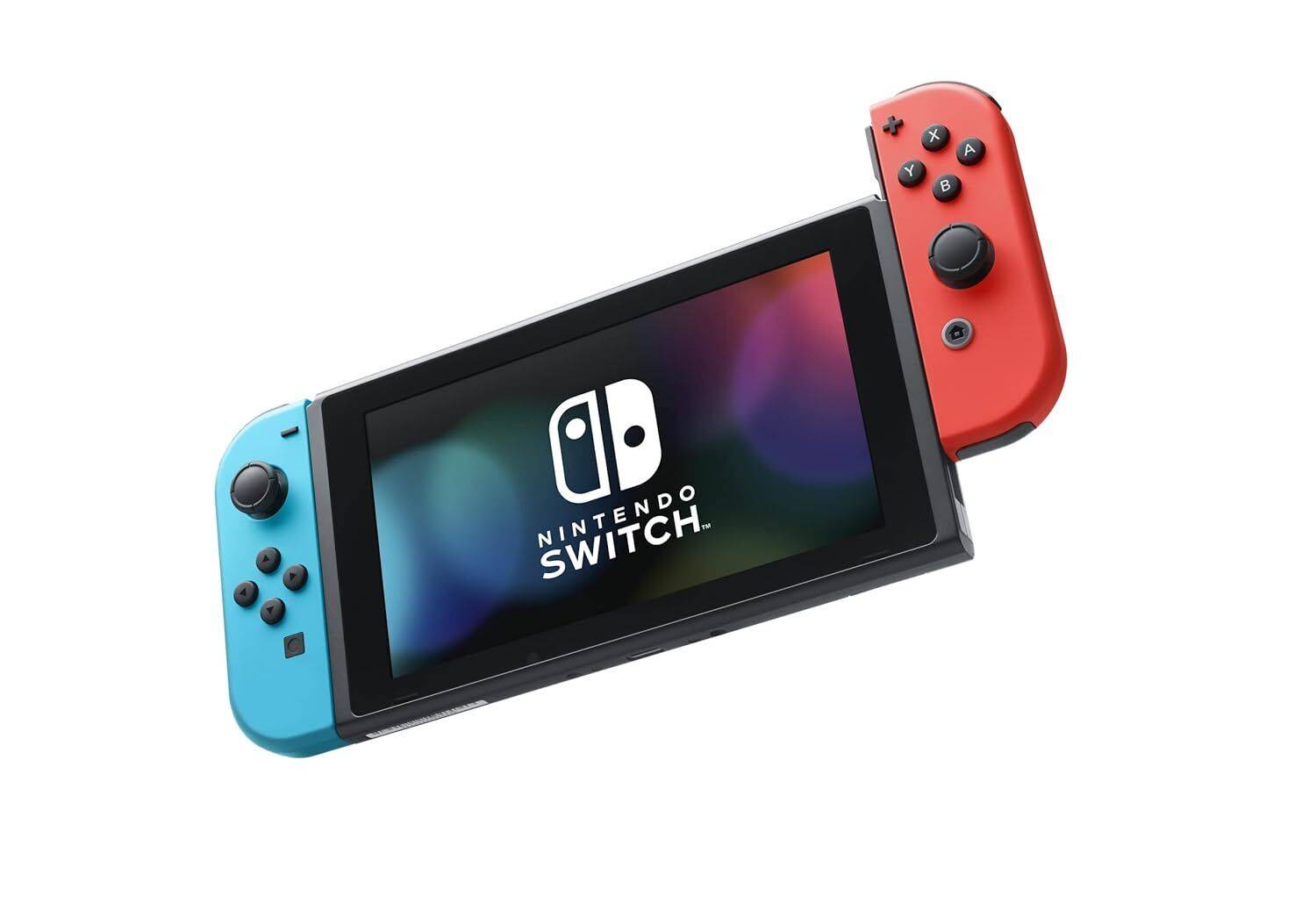 Nintendo Switch 2017 | med Spil | Rød/Blå | 2 Controllere | Pokémon: Sword