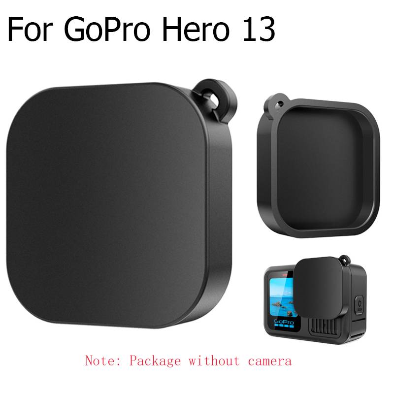 For GoPro Hero 13 Silicone Lens Cap Black Anti-drop Dust Resistance Lens Cover Protector for GoPro 13 Sports Camera Accessories