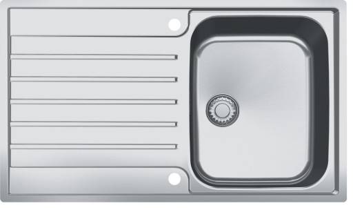 Franke Argos AGX 211-86 køkkenvask, 86x51 cm, rustfrit stål