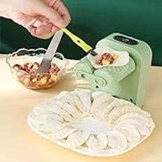 Kök elektrisk dumpling maker, grön automatisk Ravioli formare form köksverktyg för rullar, dumplings, Wonton, potsticker