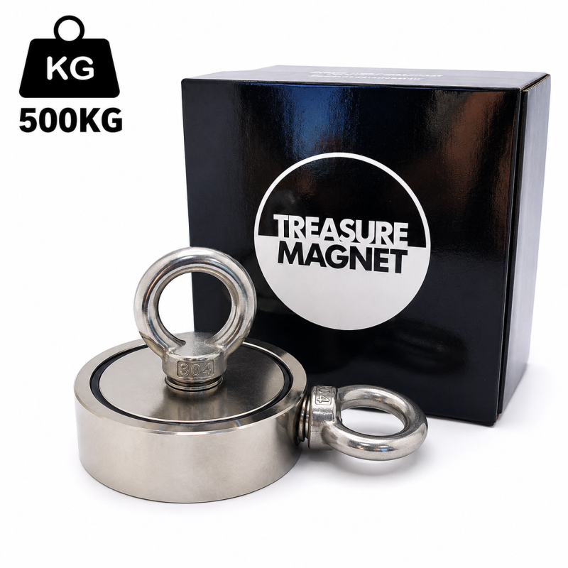Fiskemagnet 500 KG trækstyrke.