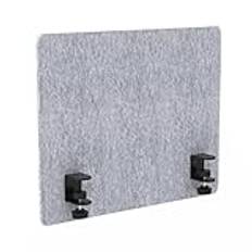 Skrivbord integritetspanel hög densitet fiberplatta brusreduceringsavdelare ljudabsorberande arbetsrum skärm blygsamhet panel 50/100 cm (grå 4 st 50 x 50 cm)