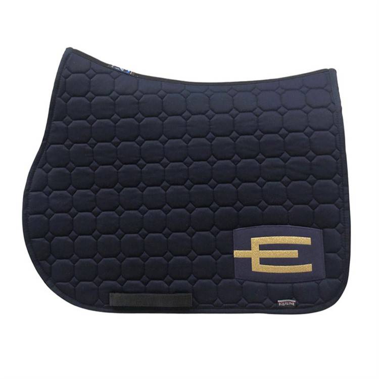 Equiline Schabrak Octagon E-logga Marinblått Marin/guldlogga - Full, hopp