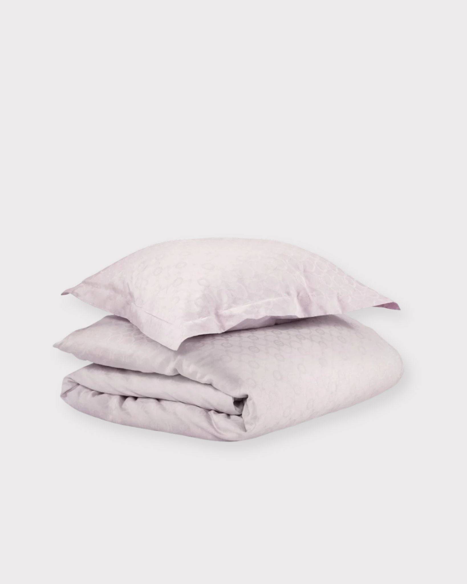Dobbelt sengetøj egyptisk bomuld Rose Jacquard - 200x220cm