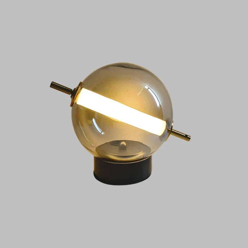 ChicLustre - Elegant Retro Bordslampa för alla Rum - Bärnsten / Varm vit