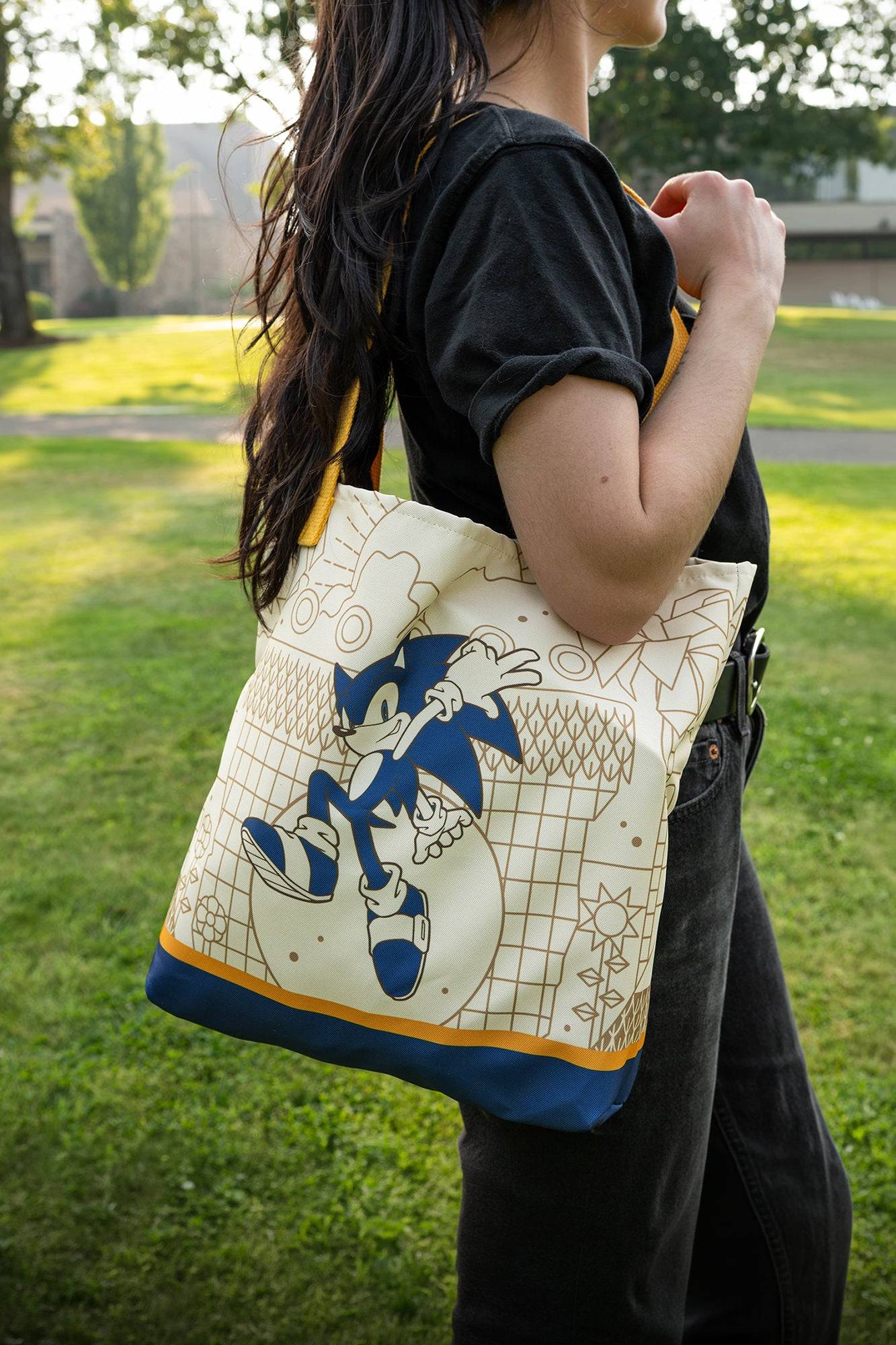 Sonic the Hedgehog: Back to Campus - Green Hill University Tote - Default Title