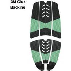 Surfing traction pad 2 delar premium eva med grepp surfbr&#xE4;da longboard paddle board 3m stark limfot skimboard wakesurf - 3m gr&#xF6;na