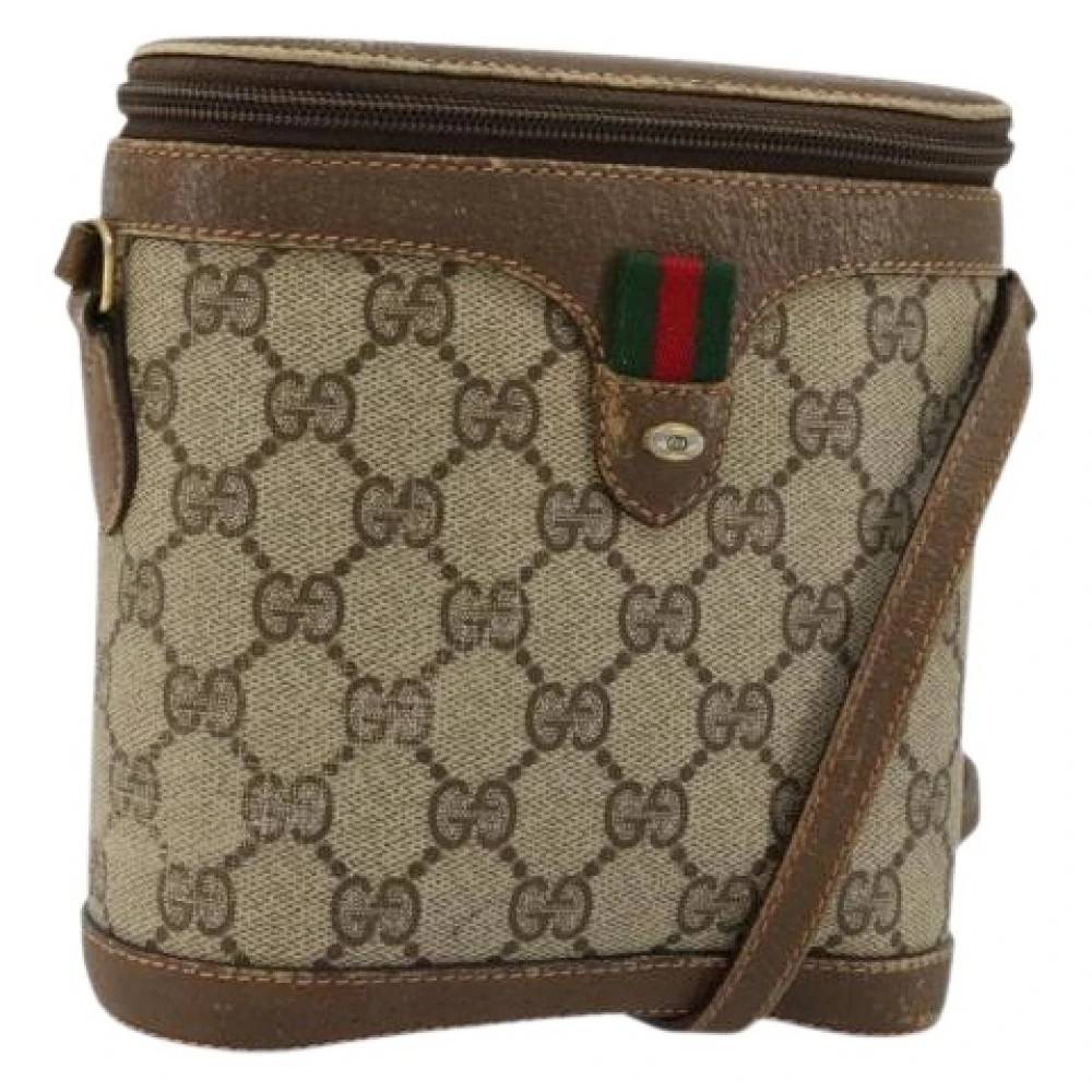 Gucci Vintage Pre-owned Vintage Cross Body Bag - Vintage - Dame - Beige - ONE SIZE - Uld