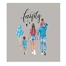 Codulu familj strykjärn på överföring lappar barn mamma far värmeöverföring klistermärken dekal motiv applicerad för gör-det-själv mors dag t-shirt jeans väska hatt -S