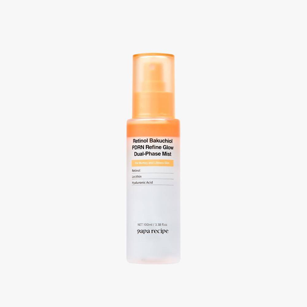 PAPA RECIPE Retanol Bakuchiol PDRN Refine Glow Dual Phase Mist 100ml